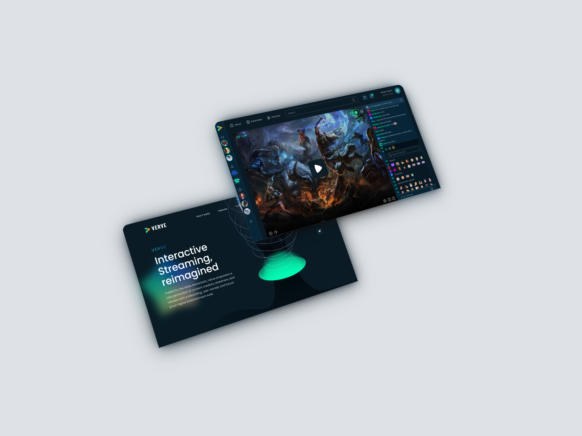 Main dashboard with key metrics